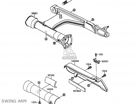 SWING ARM - VN1500B6 VN15SE 1992 EUROPE UK FR AR FG IT NR SD ST