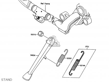 STAND - VN1500B6 VN15SE 1992 EUROPE UK FR AR FG IT NR SD ST