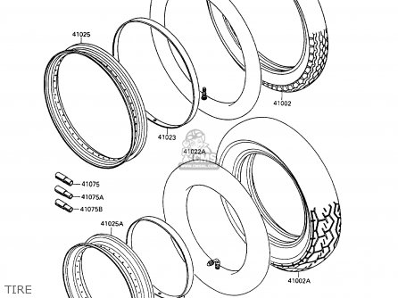 TIRE - VN1500B6 VN15SE 1992 EUROPE UK FR AR FG IT NR SD ST