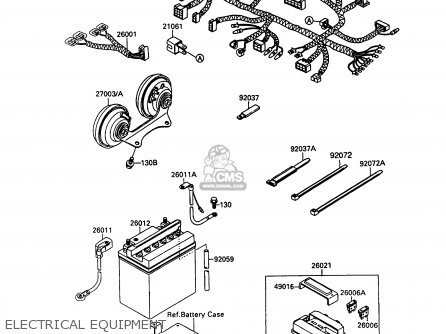 ELECTRICAL EQUIPMENT - VN1500B6 VN15SE 1992 EUROPE UK FR AR FG IT NR SD ST