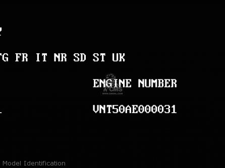 Model Identification - VN1500B6 VN15SE 1992 EUROPE UK FR AR FG IT NR SD ST