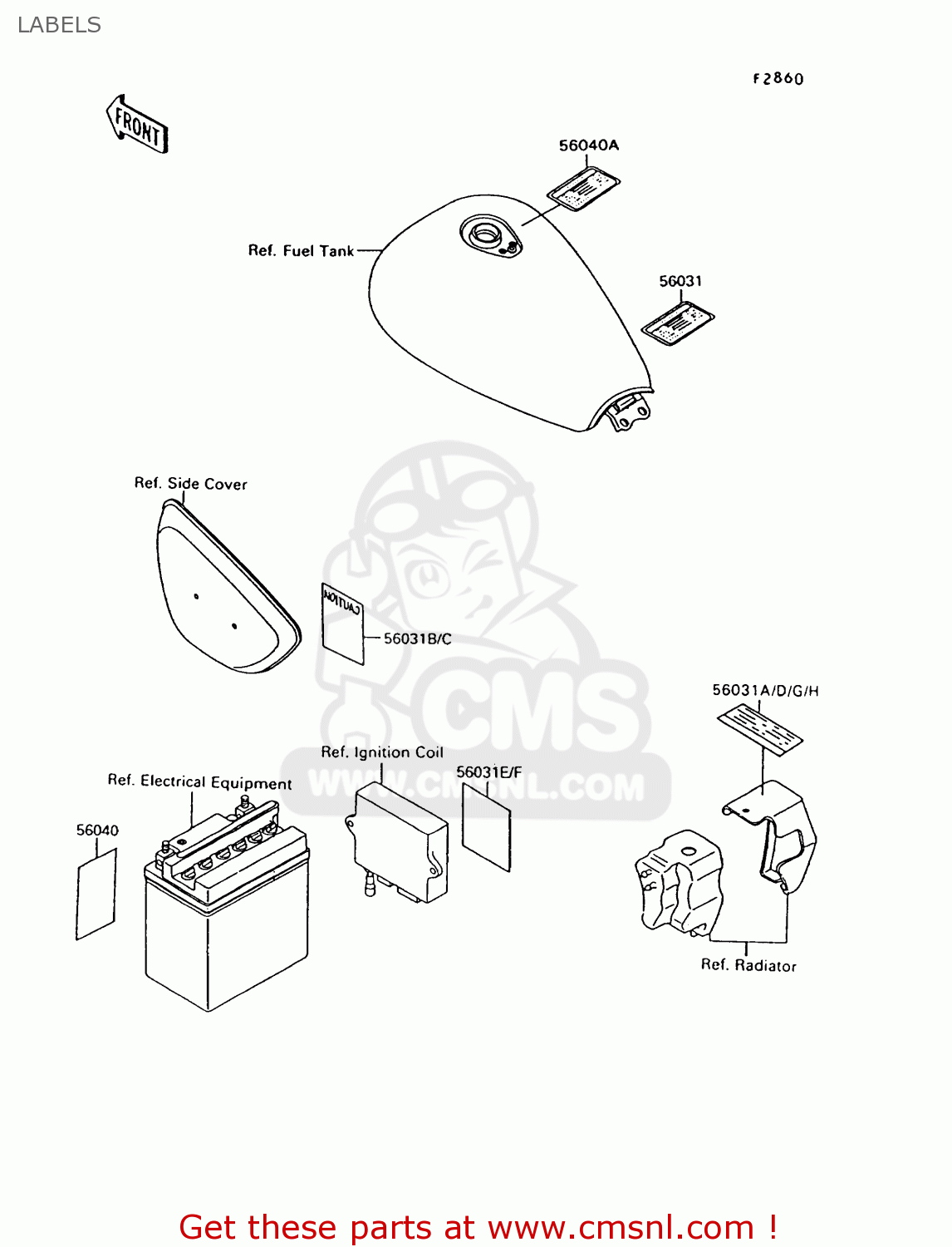 LABELS VN1500C1 VN15 1994 EUROPE UK FR NL AR FG IT NR SD SP ST
