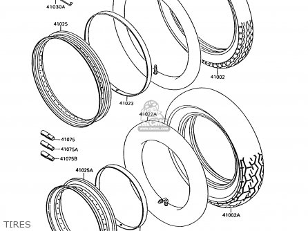 TIRES - VN1500C1 VN15 1994 EUROPE UK FR NL AR FG IT NR SD SP ST