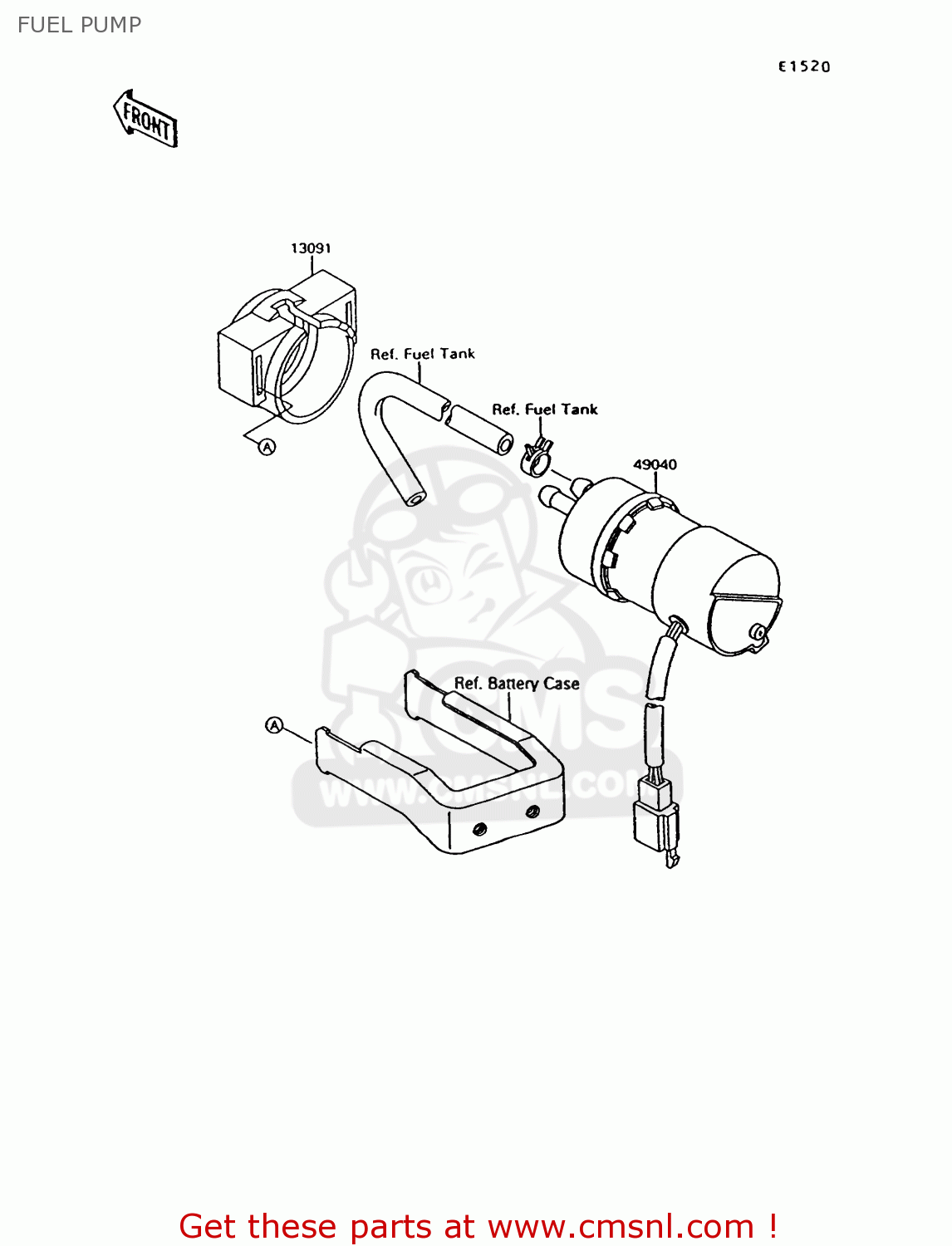 FUEL PUMP VN1500C2 VN15 1995 EUROPE UK FR NL AR FG NR SD SP ST