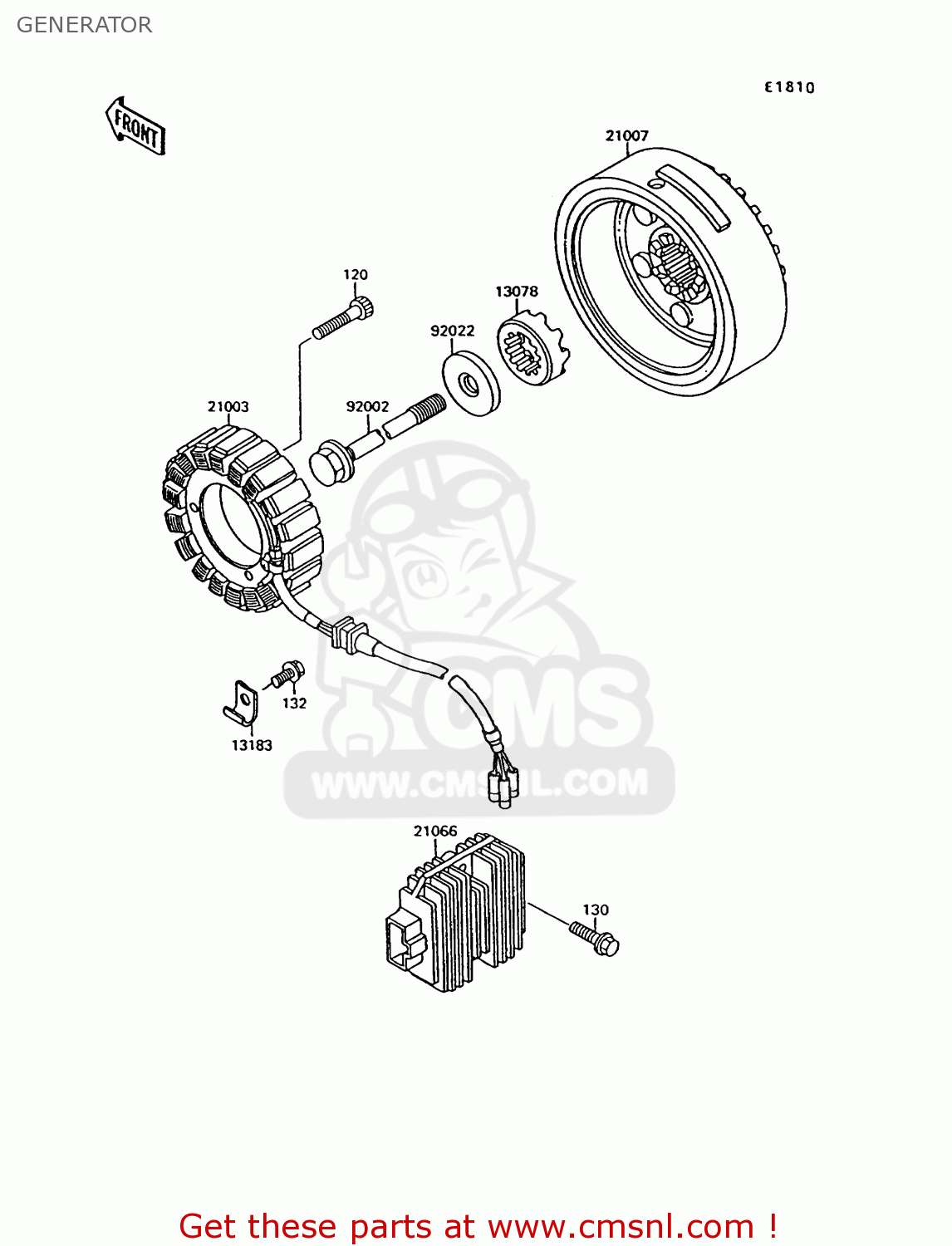 GENERATOR VN1500C2 VN15 1995 EUROPE UK FR NL AR FG NR SD SP ST