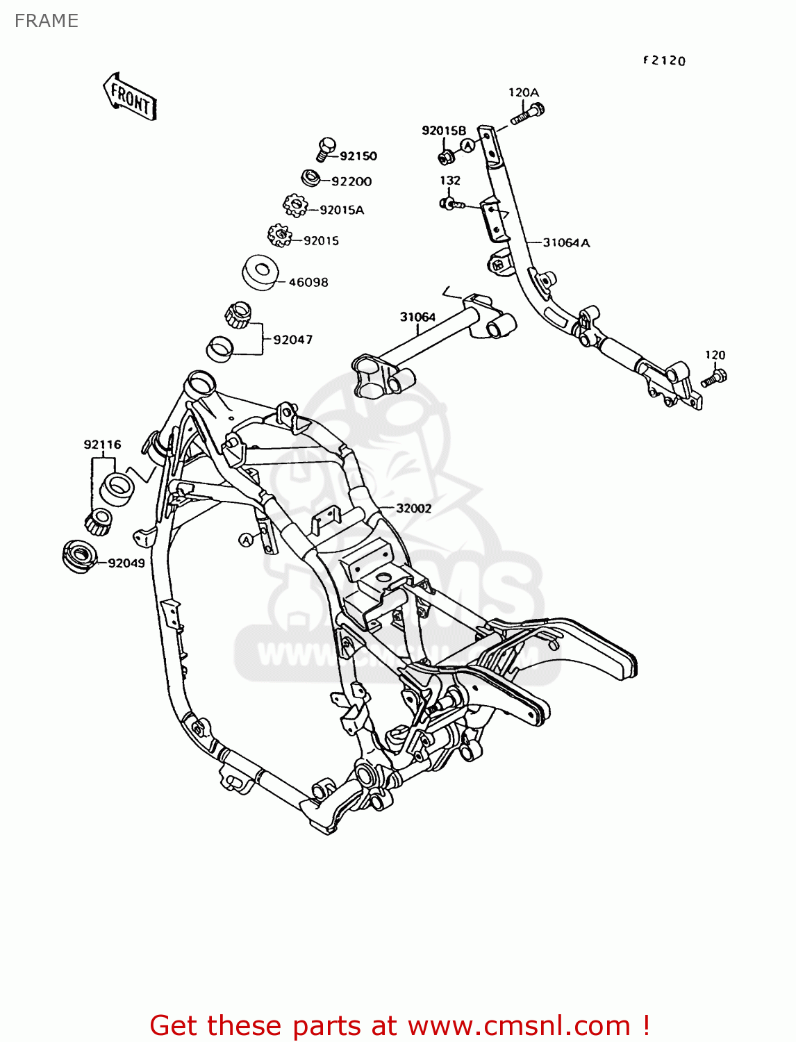 FRAME VN1500C2 VN15 1995 EUROPE UK FR NL AR FG NR SD SP ST