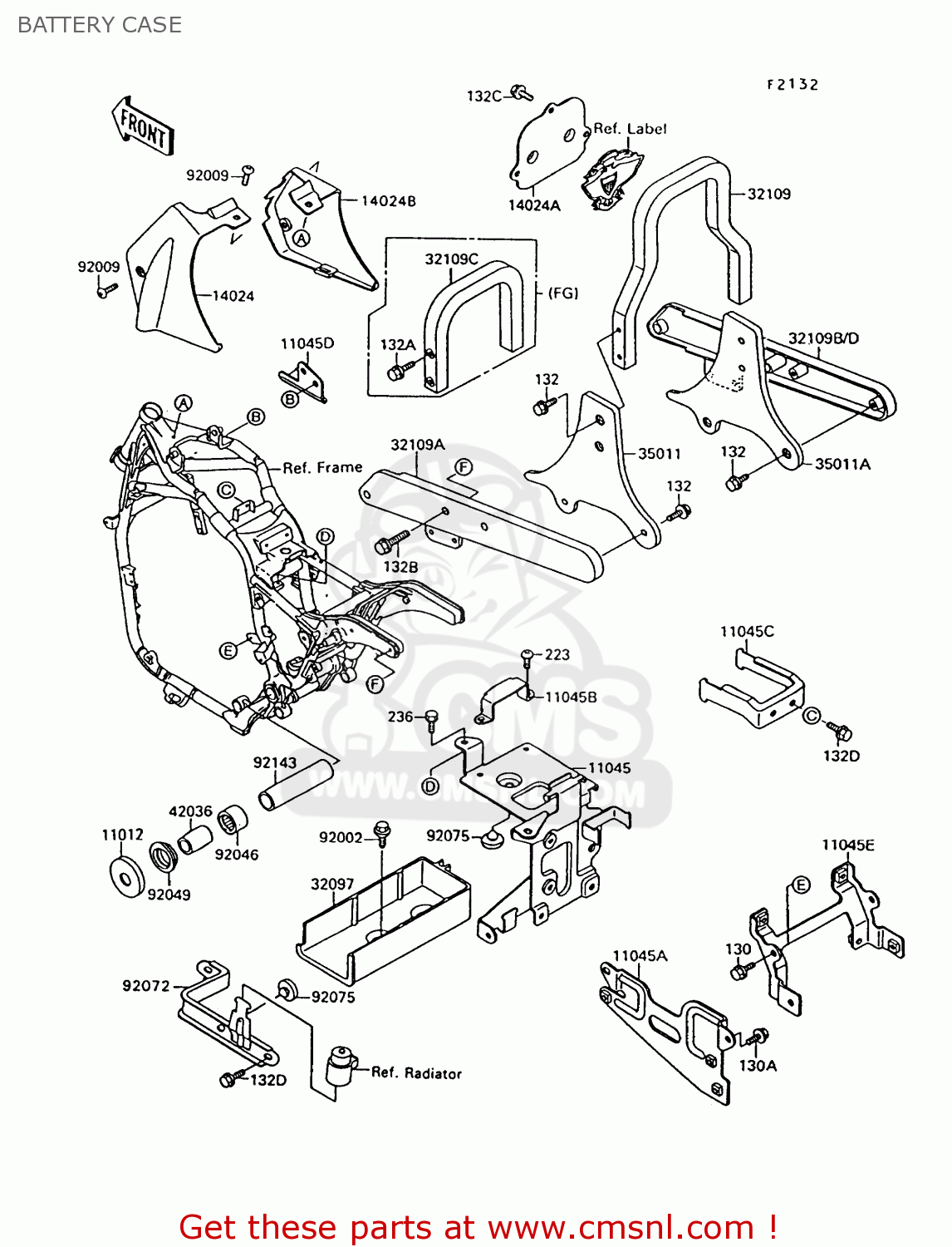 BATTERY CASE VN1500C2 VN15 1995 EUROPE UK FR NL AR FG NR SD SP ST