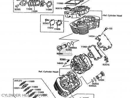 CYLINDER HEAD COVER - VN1500C2 VN15 1995 EUROPE UK FR NL AR FG NR SD SP ST