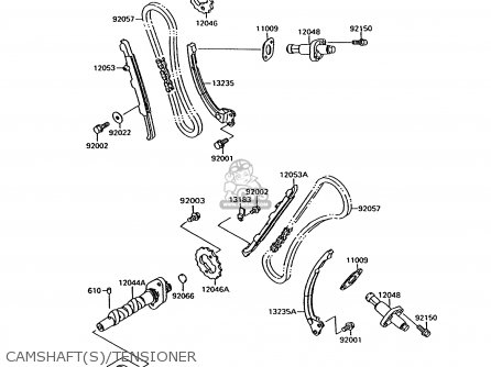 CAMSHAFT(S)/TENSIONER - VN1500C2 VN15 1995 EUROPE UK FR NL AR FG NR SD SP ST
