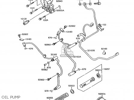 OIL PUMP - VN1500C2 VN15 1995 EUROPE UK FR NL AR FG NR SD SP ST
