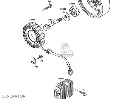 GENERATOR - VN1500C2 VN15 1995 EUROPE UK FR NL AR FG NR SD SP ST