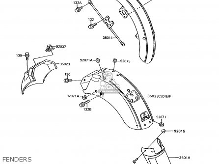 FENDERS - VN1500C2 VN15 1995 EUROPE UK FR NL AR FG NR SD SP ST