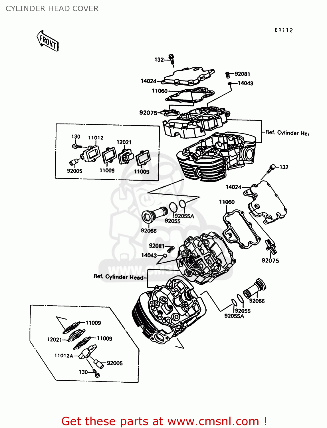 CYLINDER HEAD COVER VN1500C3 VULCAN 1500L 1996 USA CALIFORNIA