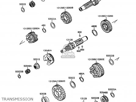 TRANSMISSION - VN1500C3 VULCAN 1500L 1996 USA CALIFORNIA