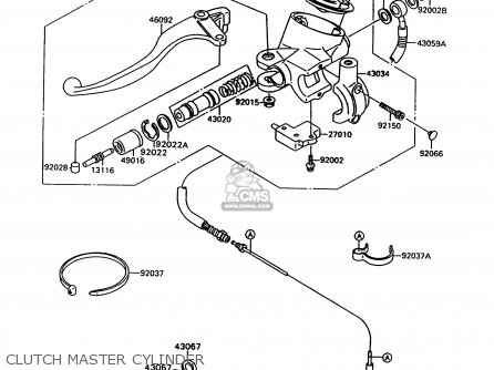 CLUTCH MASTER CYLINDER - VN1500C3 VULCAN 1500L 1996 USA CALIFORNIA