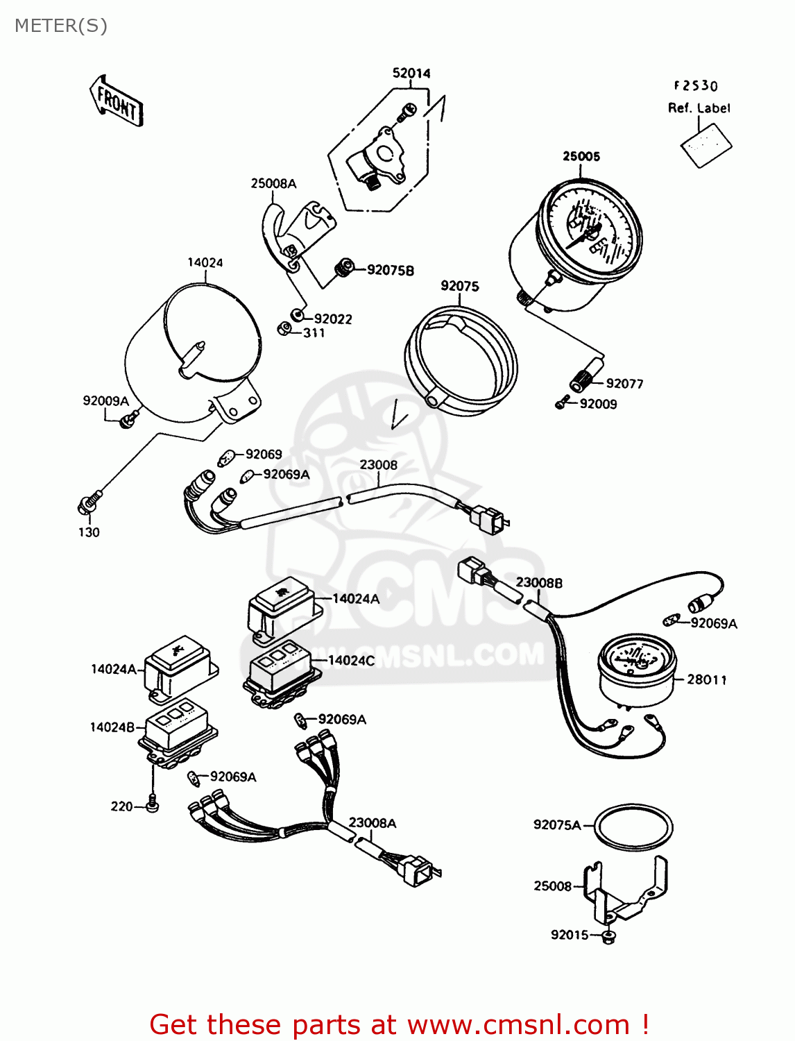 METER(S) VN1500C4 VULCAN 1500L 1997 USA CALIFORNIA