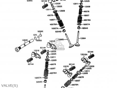VALVE(S) - VN1500C4 VULCAN 1500L 1997 USA CALIFORNIA