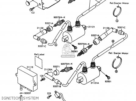 IGNITION SYSTEM - VN1500C4 VULCAN 1500L 1997 USA CALIFORNIA
