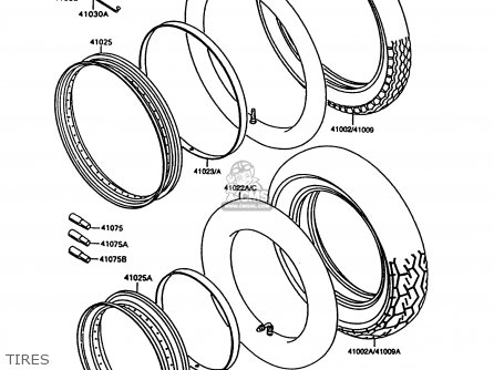 TIRES - VN1500C4 VULCAN 1500L 1997 USA CALIFORNIA