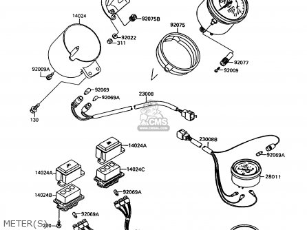 METER(S) - VN1500C4 VULCAN 1500L 1997 USA CALIFORNIA