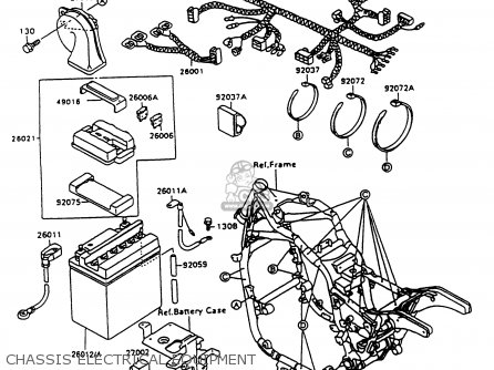 CHASSIS ELECTRICAL EQUIPMENT - VN1500C4 VULCAN 1500L 1997 USA CALIFORNIA