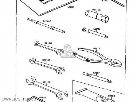 OWNER'S TOOLS - VN1500C4 VULCAN 1500L 1997 USA CALIFORNIA