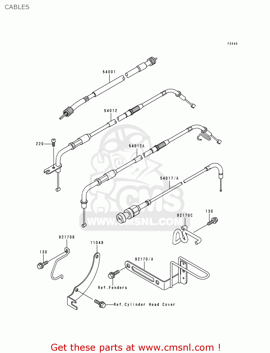 CABLES VN1500D2 VN1500 CLASSIC 1997 EURO UK FR NL AR FG GR IT NR SD ST
