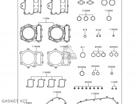 GASKET KIT - VN1500D2 VN1500 CLASSIC 1997 EURO UK FR NL AR FG GR IT NR SD ST