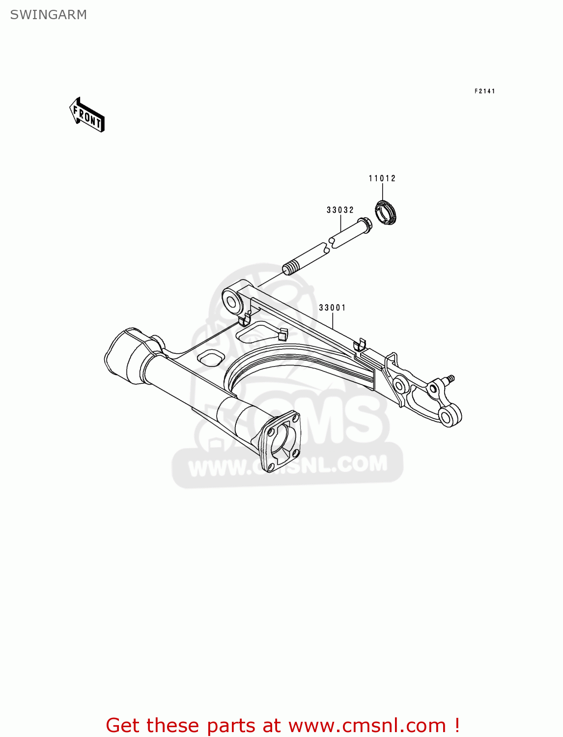 SWINGARM VN1500D2 VULCAN 1500 CLASSIC 1997 USA CALIFORNIA CANADA