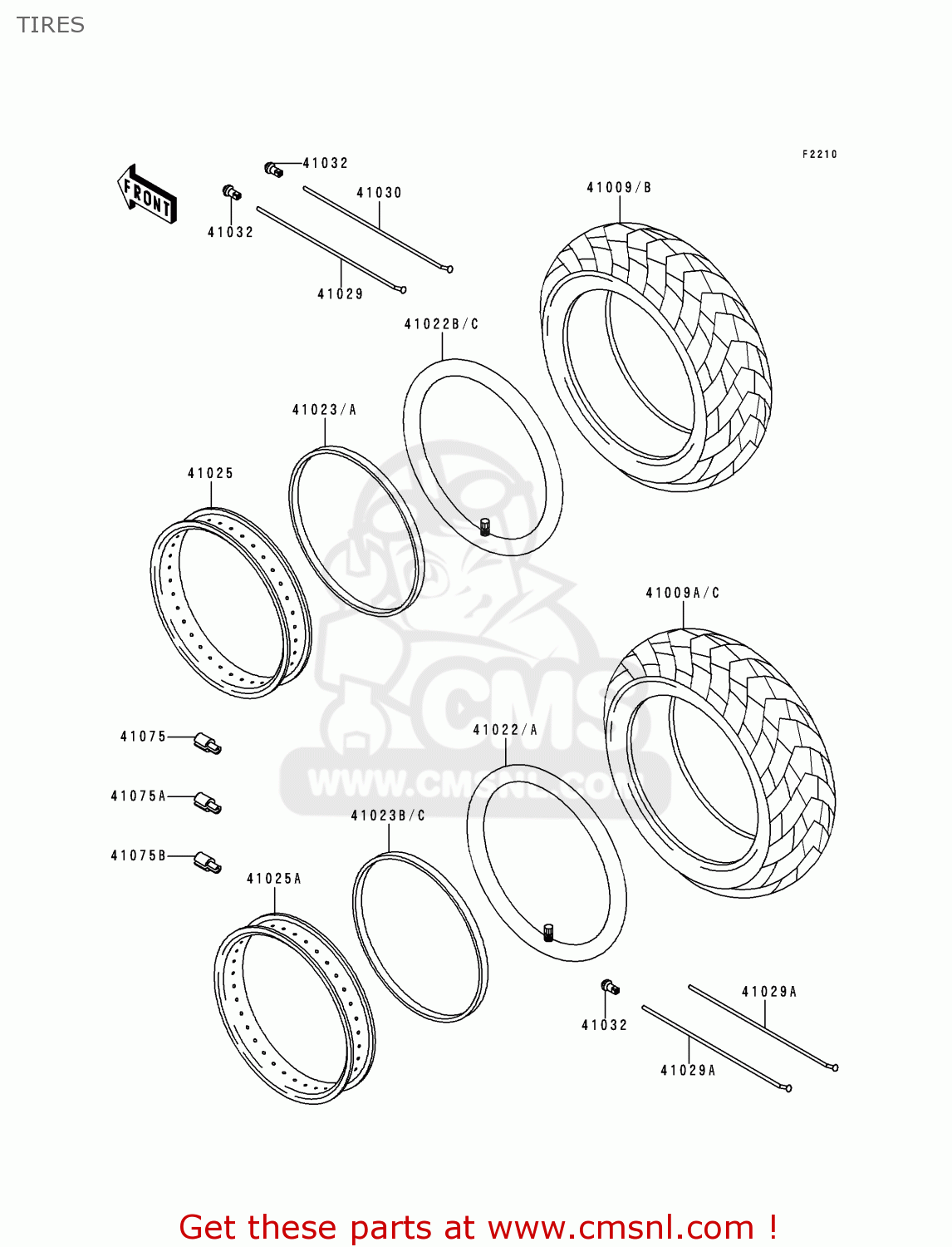 TIRES VN1500D2A VN1500 CLASSIC 1997 EUROPE FR NL AR FG GR NR SD ST