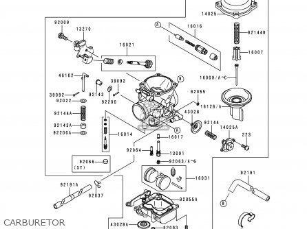 CARBURETOR - VN1500D2A VN1500 CLASSIC 1997 EUROPE FR NL AR FG GR NR SD ST