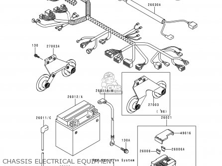 CHASSIS ELECTRICAL EQUIPMENT - VN1500D2A VN1500 CLASSIC 1997 EUROPE FR NL AR FG GR NR SD ST