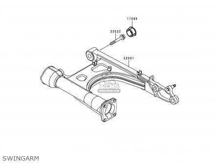 SWINGARM - VN1500E1 VN1500 CLASSIC 1998 EUROPE UK FR NL GR IT NR SD SP