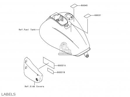 LABELS - VN1500E1 VN1500 CLASSIC 1998 EUROPE UK FR NL GR IT NR SD SP