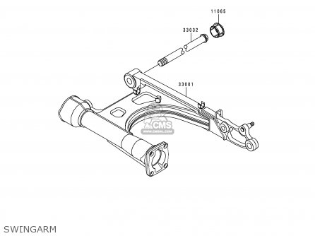 SWINGARM - VN1500E1 VULCAN 1500 CLASSIC 1998 USA CALIFORNIA CANADA