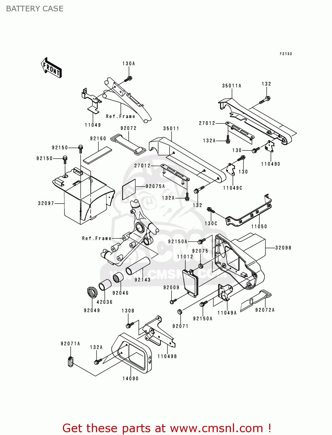 BATTERY CASE VN1500E2 VN1500 CLASSIC 1999 EUROPE UK FR NL GR IT NR SD SP