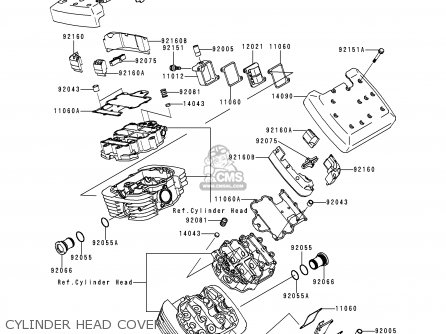 CYLINDER HEAD COVER - VN1500E3 VULCAN 1500 CLASSIC 2000 USA CALIFORNIA