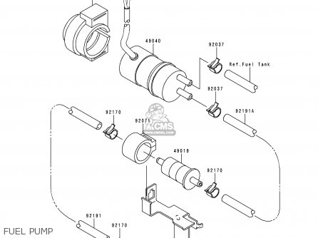 FUEL PUMP - VN1500E3 VULCAN 1500 CLASSIC 2000 USA CALIFORNIA