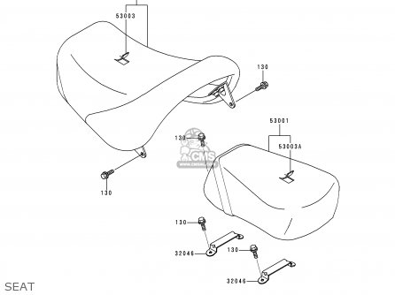 SEAT - VN1500E3 VULCAN 1500 CLASSIC 2000 USA CALIFORNIA