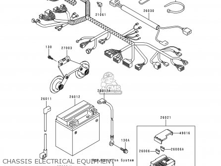 CHASSIS ELECTRICAL EQUIPMENT - VN1500E3 VULCAN 1500 CLASSIC 2000 USA CALIFORNIA