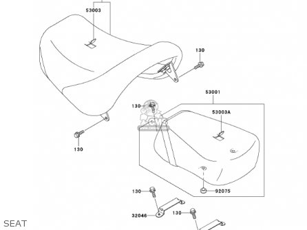 SEAT - VN1500E4 VULCAN 1500 CLASSIC 2001 USA CALIFORNIA