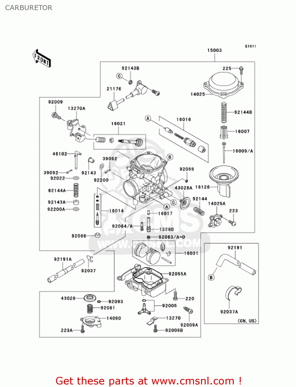 Kawasaki vulcan 1500 classic shop carburetor