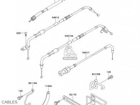 CABLES - VN1500E5 VULCAN 1500 CLASSIC 2002 USA CALIFORNIA