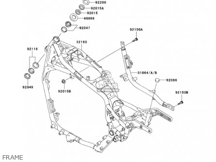 FRAME - VN1500E5 VULCAN 1500 CLASSIC 2002 USA CALIFORNIA