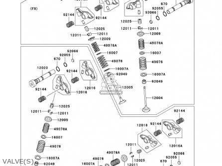 VALVE(S) - VN1500E5 VULCAN 1500 CLASSIC 2002 USA CALIFORNIA