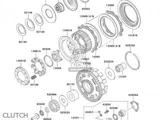 CLUTCH - VN1500E6 VULCAN 1500 CLASSIC 2003 USA CALIFORNIA CANADA