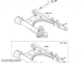 SWINGARM - VN1500E6 VULCAN 1500 CLASSIC 2003 USA CALIFORNIA CANADA