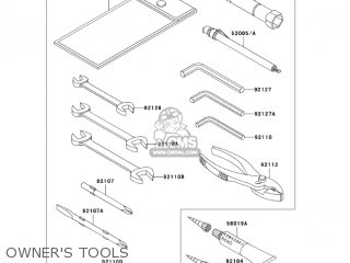 OWNER'S TOOLS - VN1500E6 VULCAN 1500 CLASSIC 2003 USA CALIFORNIA CANADA