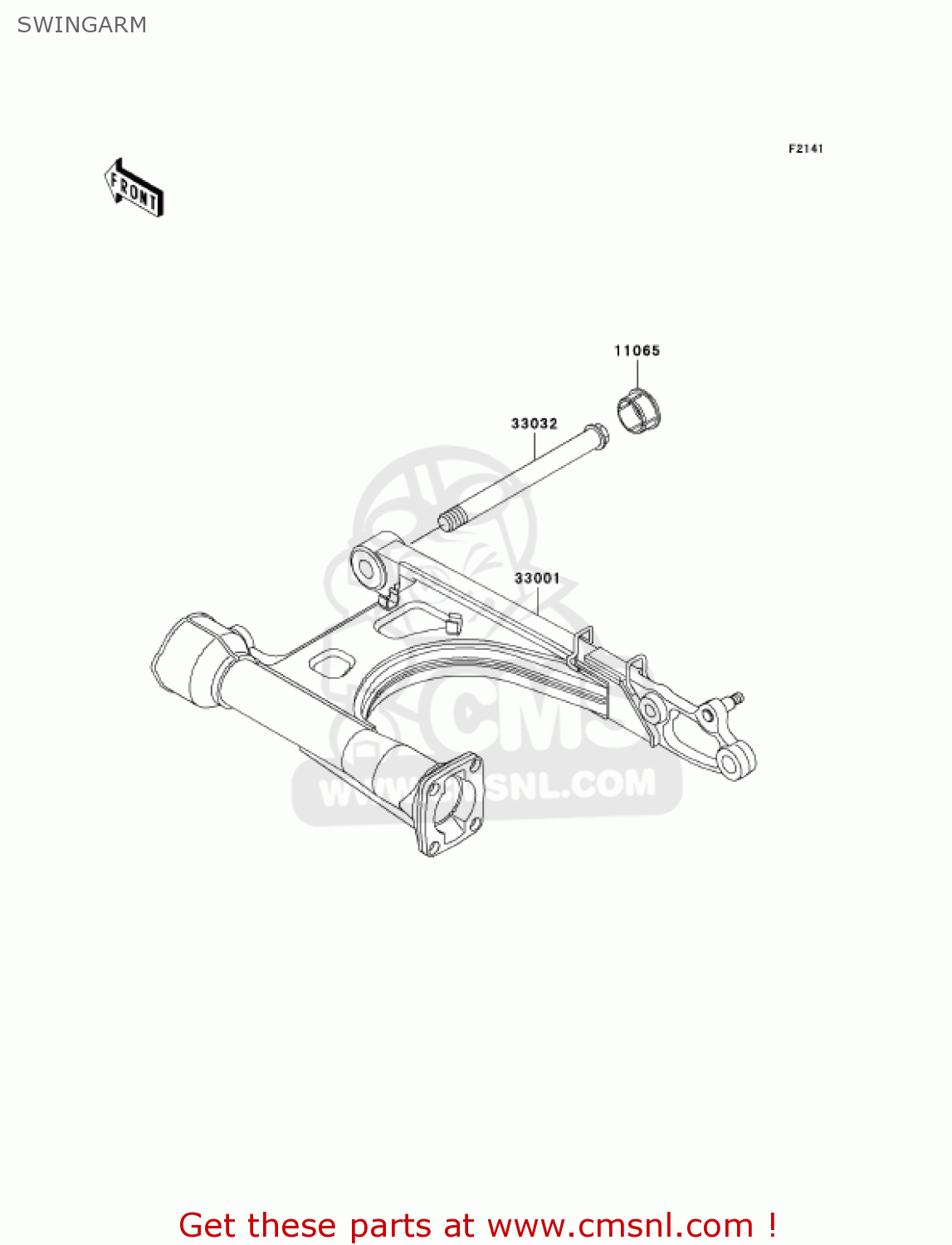 SWINGARM VN1500E7 VULCAN 1500 CLASSIC 2004 USA CALIFORNIA CANADA