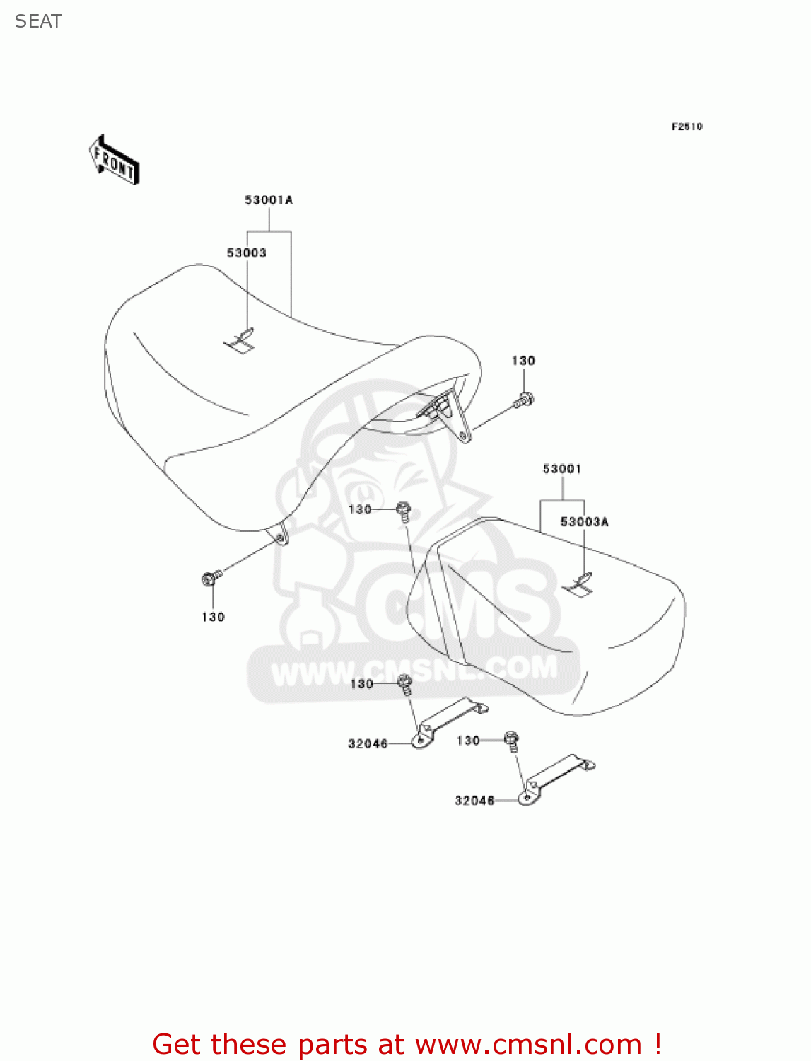 SEAT VN1500E7 VULCAN 1500 CLASSIC 2004 USA CALIFORNIA CANADA